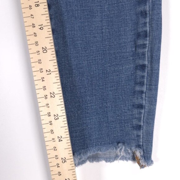 PISTOLA Cotton Rayon Blend Jeans Raw Hem P6738MTW-LMT Size 27 - Picture 6 of 12